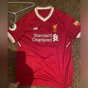 Mens salah Liverpool lfc soccer jersey new balance